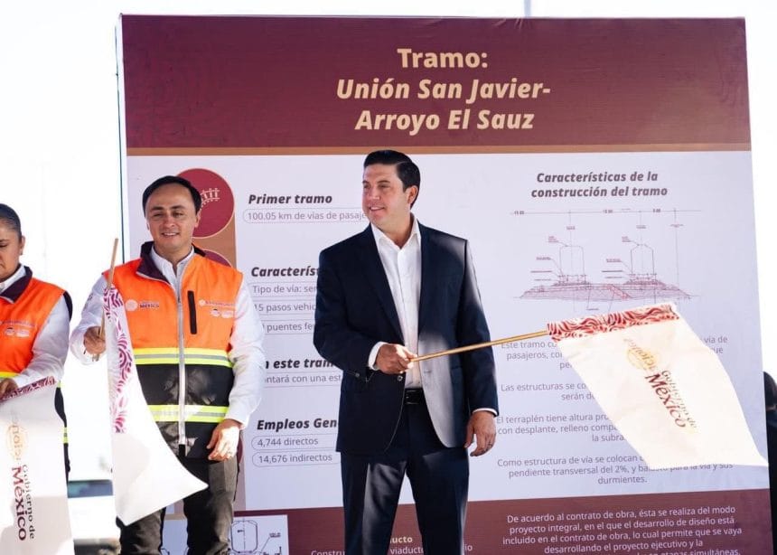ALCALDE DE SALINAS VICTORIA RECHAZA ACUSACIONES SOBRE OBRAS DEL TREN
